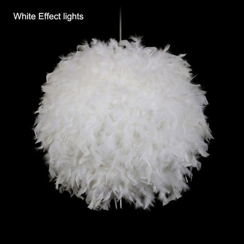 Feathersy - Feather Pendant Light (Lampshade)